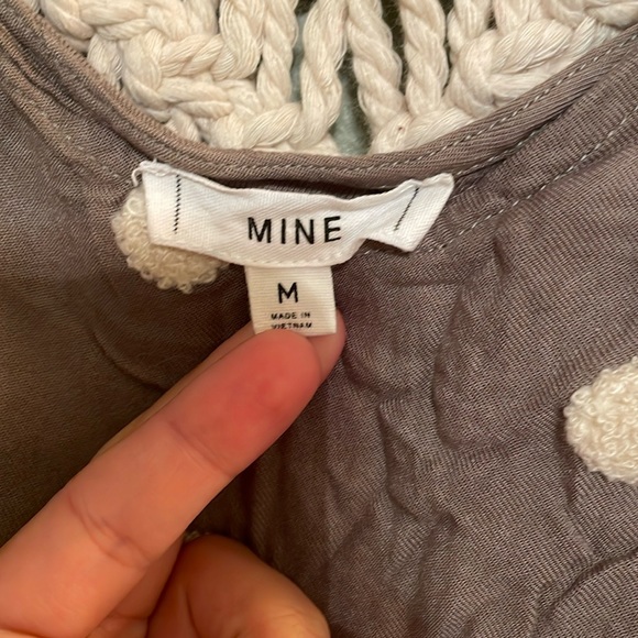 Gray And White Tank Top - Picture 3 of 3